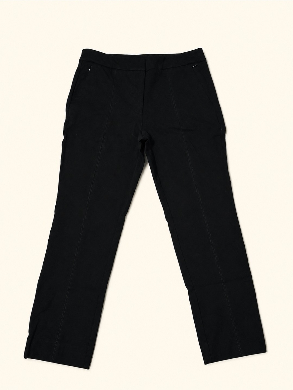 White House Black Market Black Ankle Teousers Straight-Leg Pants